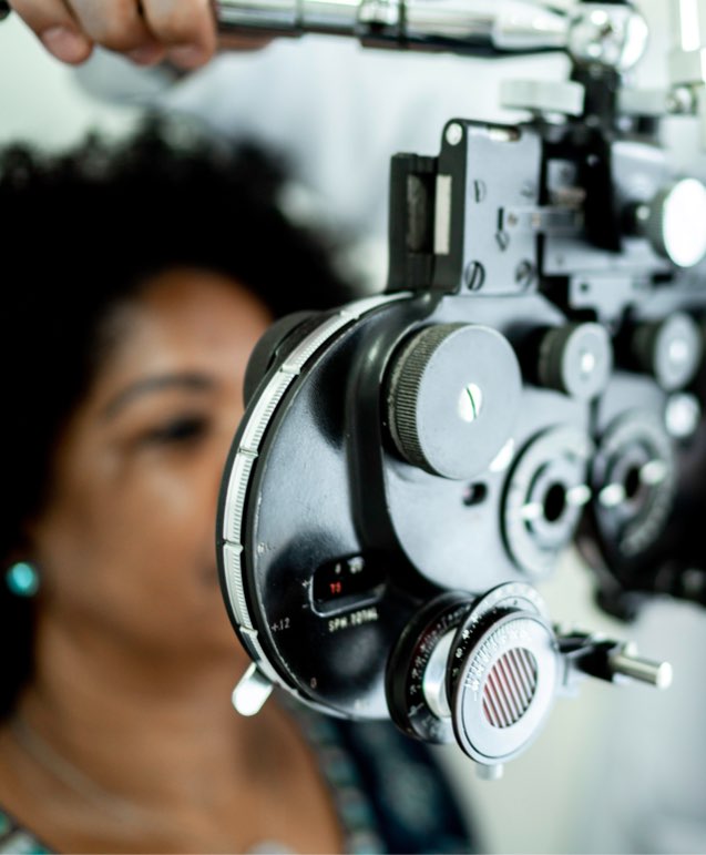 Women Medical Appointment with Ophthalmologist